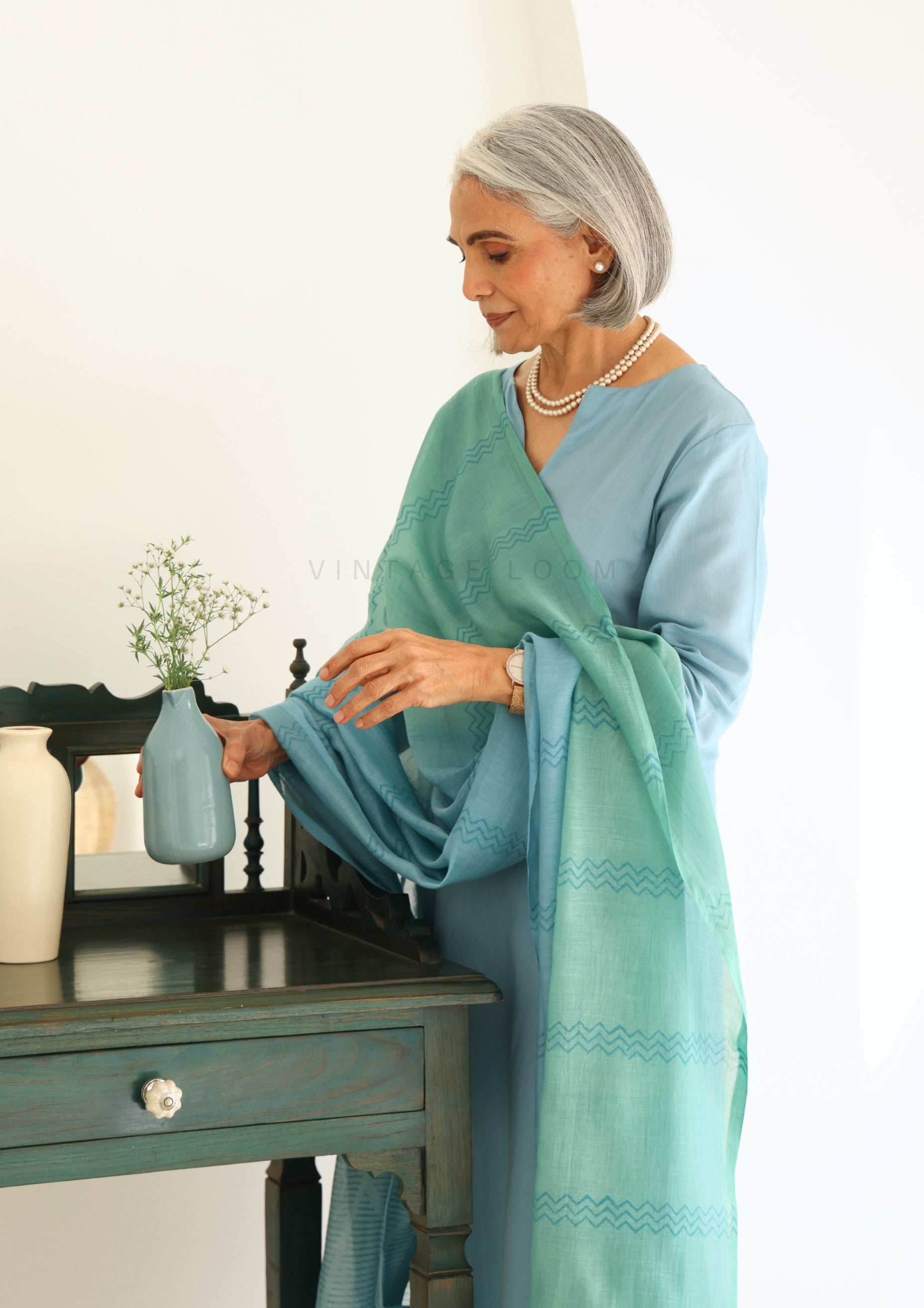 Turquoise Suit Set