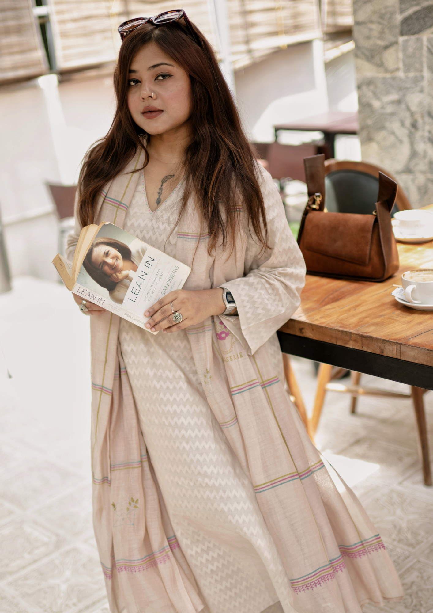 Sand Pure Cotton Suit Set