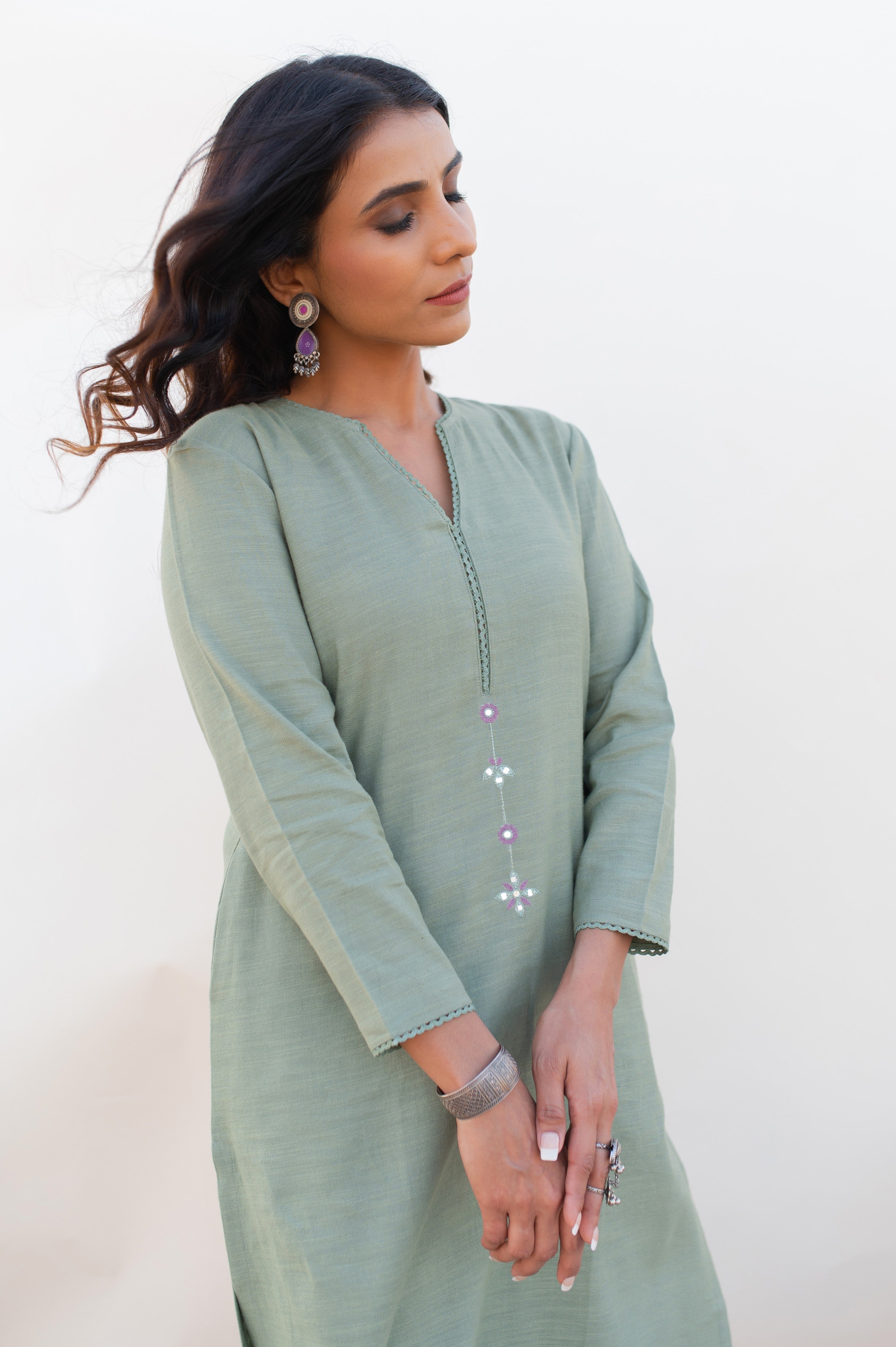 Rosemary green Suit Set