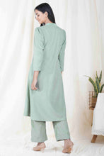 Load image into Gallery viewer, Mint green corduroy jacket
