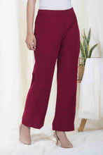 Load image into Gallery viewer, Wine Red Little Lady Pants
