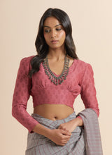 Load image into Gallery viewer, Smoke Grey Chanderi silk Saree
