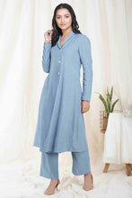 Load image into Gallery viewer, Frost blue corduroy jacket
