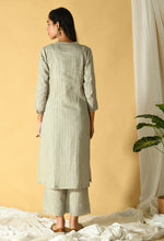 Load image into Gallery viewer, Chidiya Sand Grey Suit Set
