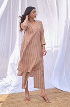 Load image into Gallery viewer, Beige Stripes Co-Ord
