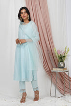 Load image into Gallery viewer, sky blue kota doria suit set
