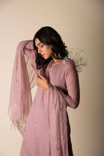 Load image into Gallery viewer, Noor Mauve Kota doria Suit Set
