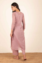 Load image into Gallery viewer, Noor Mauve Kota doria Suit Set
