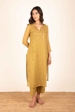 Load image into Gallery viewer, Noor Golden Yellow Kota doria Suit Set
